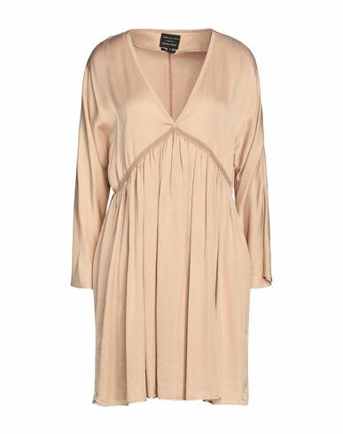 Alessia Santi Woman Mini dress Sand Viscose Cover