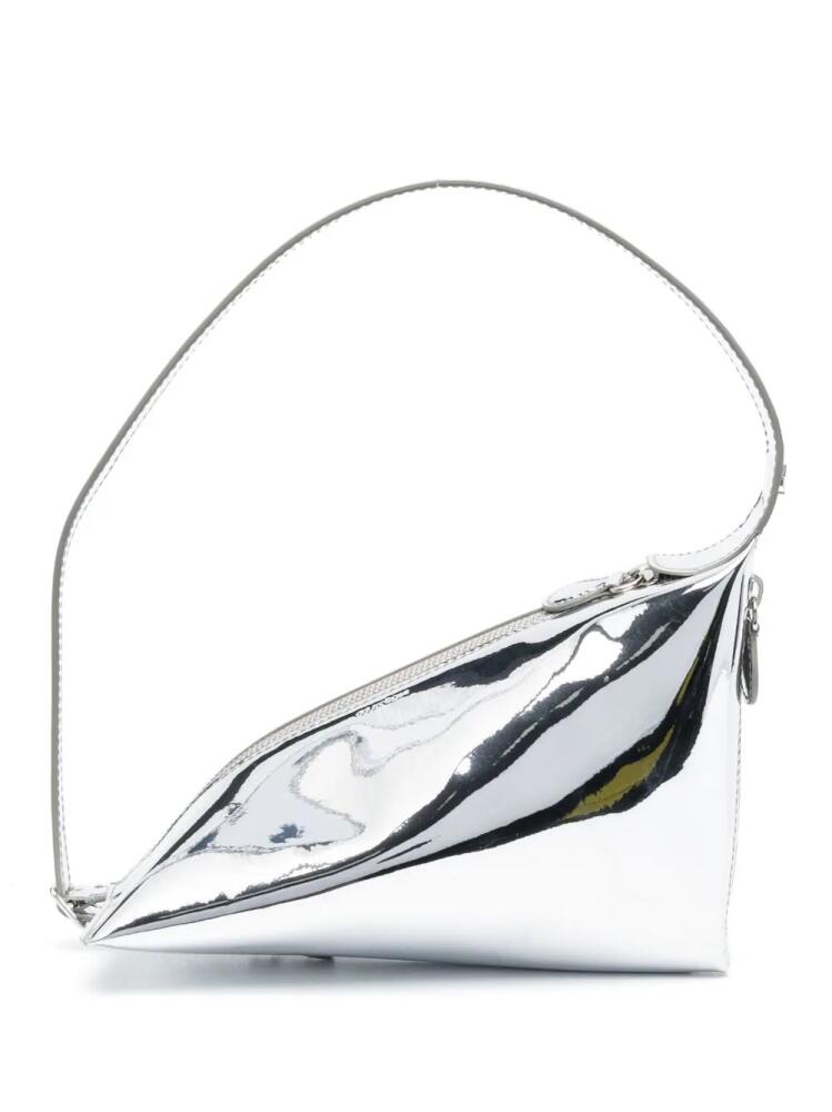 Courrèges The One leather mini bag - Silver Cover