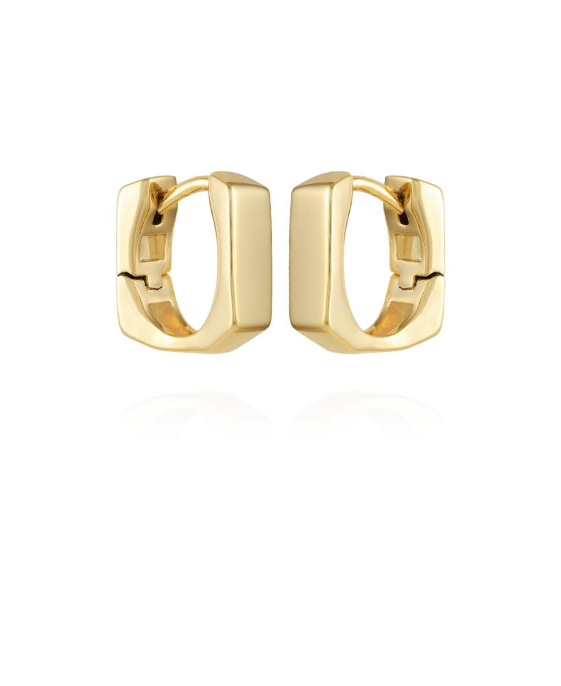 Vince Camuto Gold-Tone Rectangle Huggie Hoop Earrings - Gold-Tone Cover