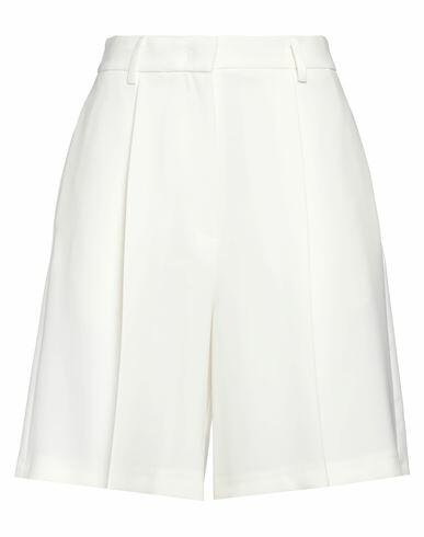 Kaos Woman Shorts & Bermuda Shorts White Polyester, Elastane Cover