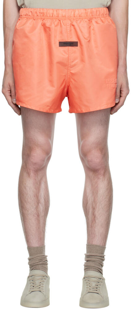 Fear of God ESSENTIALS Pink Nylon Shorts Cover