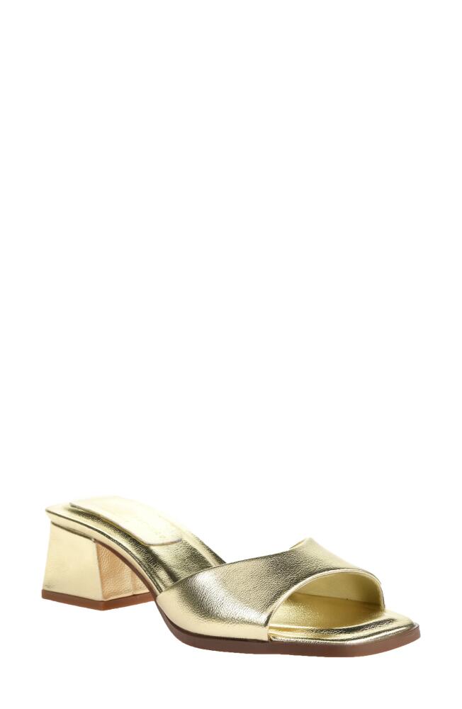 Chinese Laundry Liinda Slide Sandal in Gold Cover