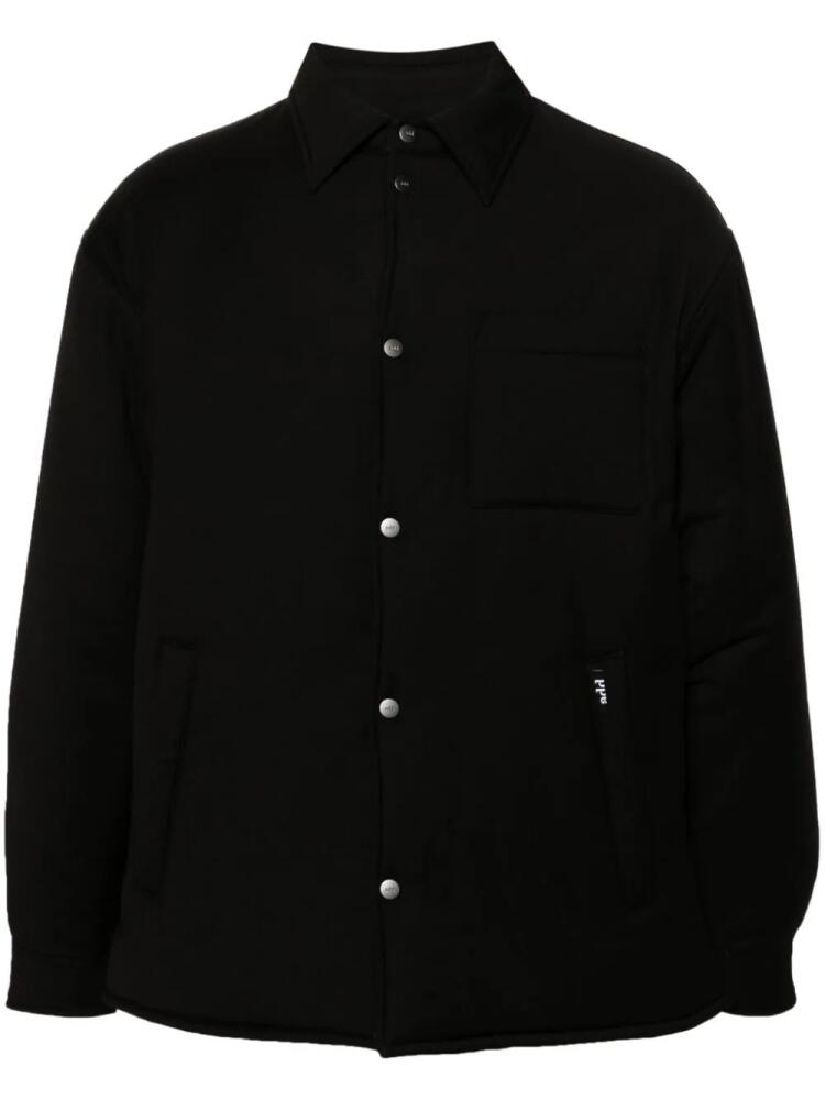 Add padded shirt jacket - Black Cover