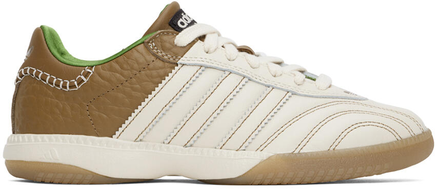 Wales Bonner Off-White & Brown adidas Originals Edition Samba Millennium Sneakers Cover