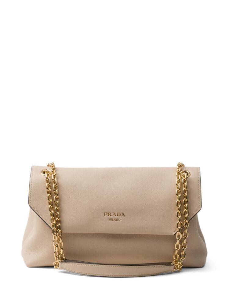 Prada medium leather shoulder bag - Neutrals Cover