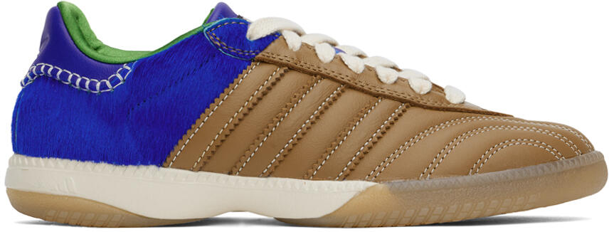 Wales Bonner Brown & Blue adidas Originals Edition Pony Samba Millennium Sneakers Cover