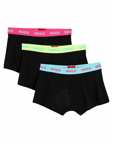 Hugo Man Boxer Black Cotton, Elastane Cover