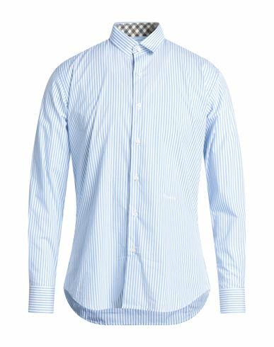 Aquascutum Man Shirt Light blue Cotton Cover