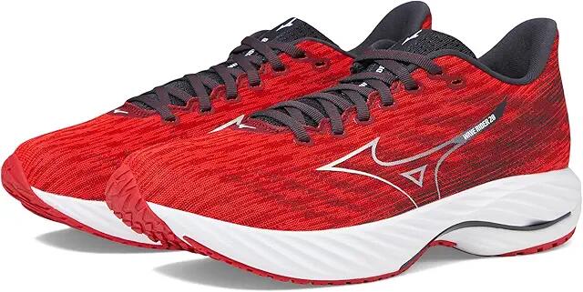 Mizuno Wave Rider 28 (High Risk Red/White) Men's Running Shoes Cover