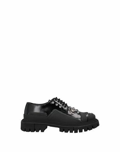 Dolce & gabbana Man Lace-up shoes Black Calfskin Cover