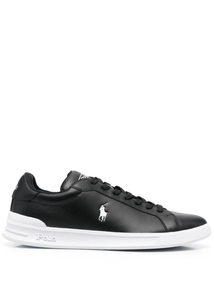 Polo Ralph Lauren embroidered-pony low-top sneakers - Black Cover