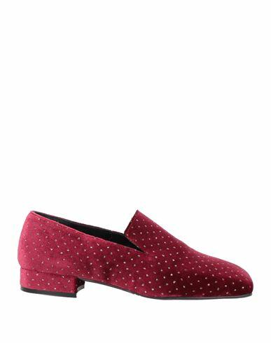 Cuplé Woman Loafers Garnet Textile fibers Cover