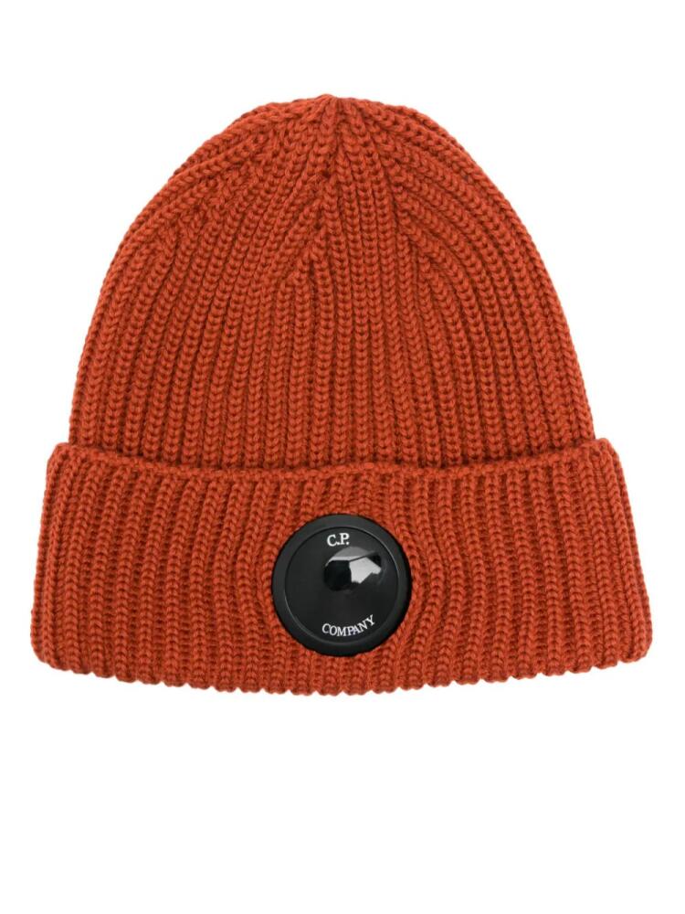 C.P. Company Lens-detail beanie - Orange Cover