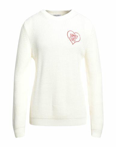 Family First Milano Man Sweater Cream Wool, Polyamide, Acrylic Cover