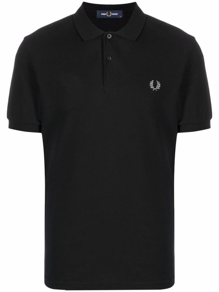 Fred Perry embroidered logo polo shirt - Black Cover