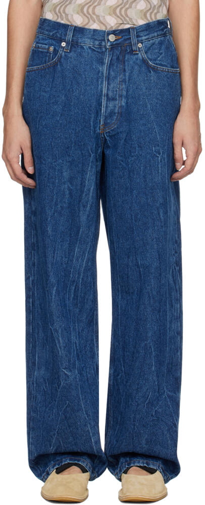 Dries Van Noten Blue Faded Jeans Cover