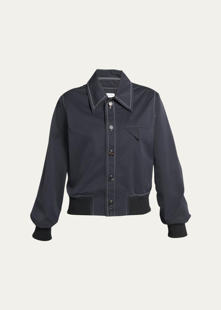 Bottega Veneta Tech Nylon Bomber Shirt Cover