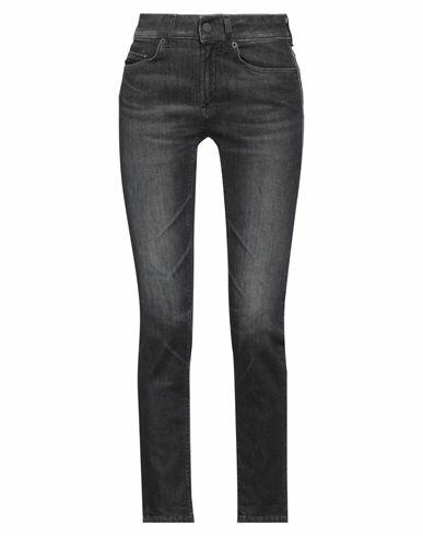 Dondup Woman Jeans Black Organic cotton, Elastomultiester, Elastane Cover