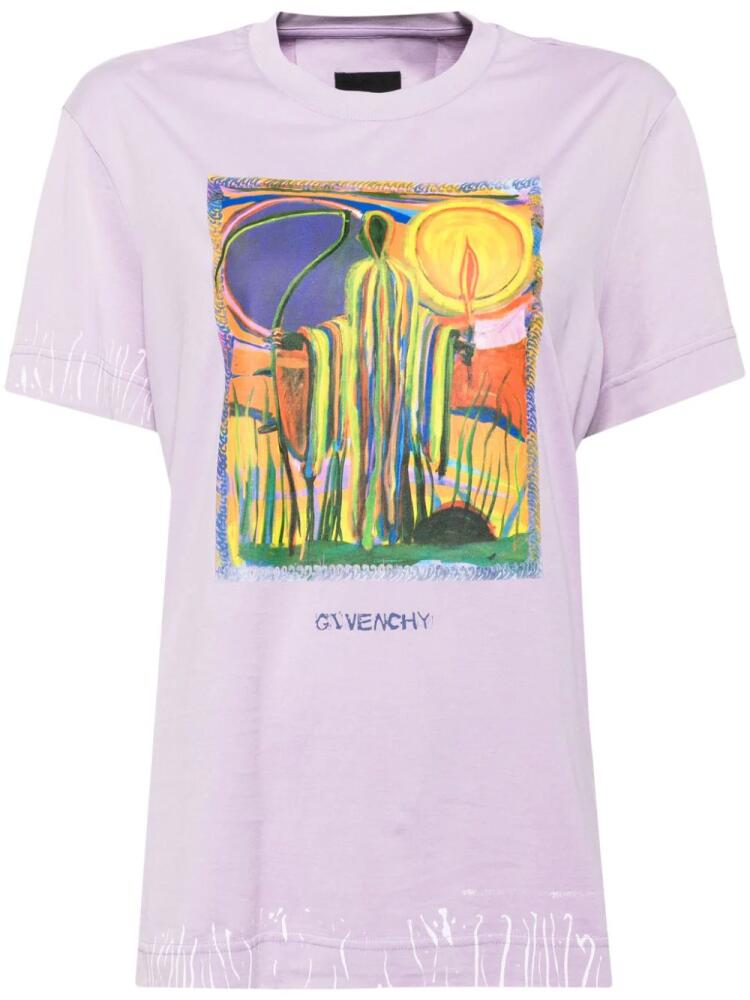 Givenchy graphic-printed t-shirt - Purple Cover