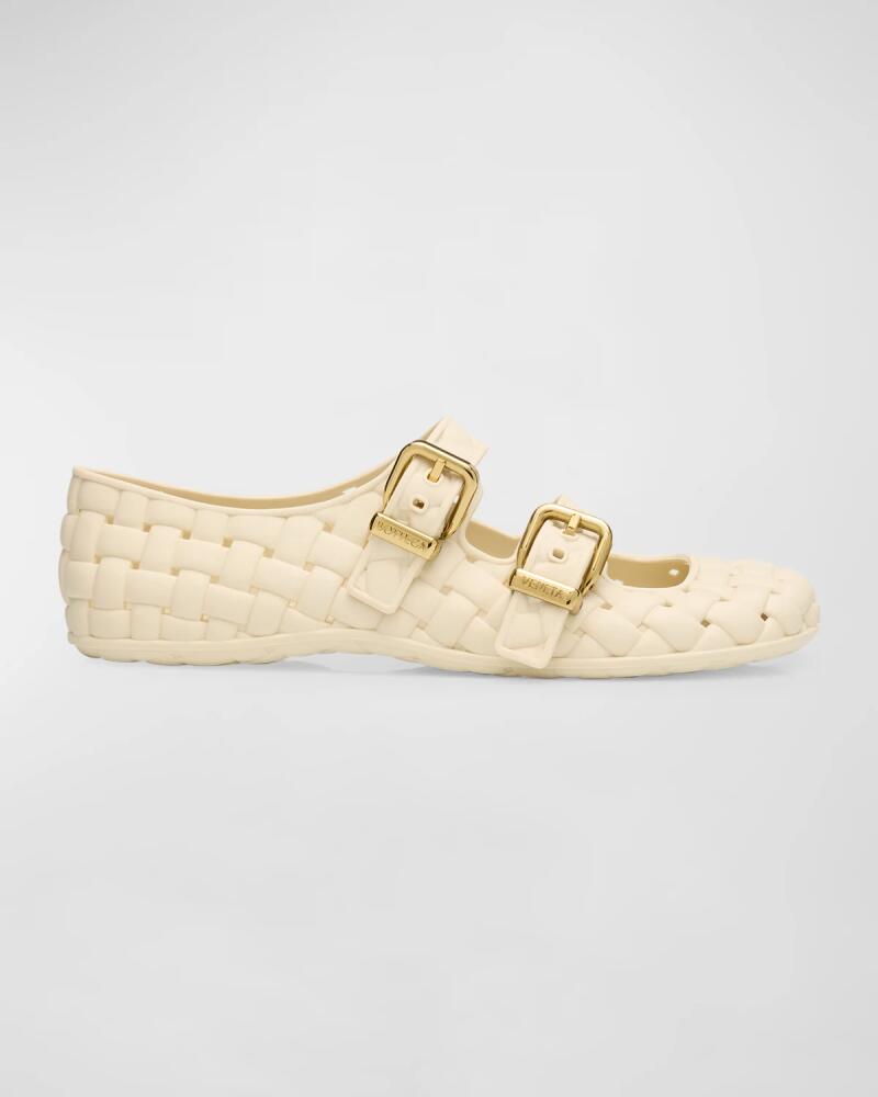 Bottega Veneta Amy Intreccio Dual Mary Jane Ballerina Flats Cover