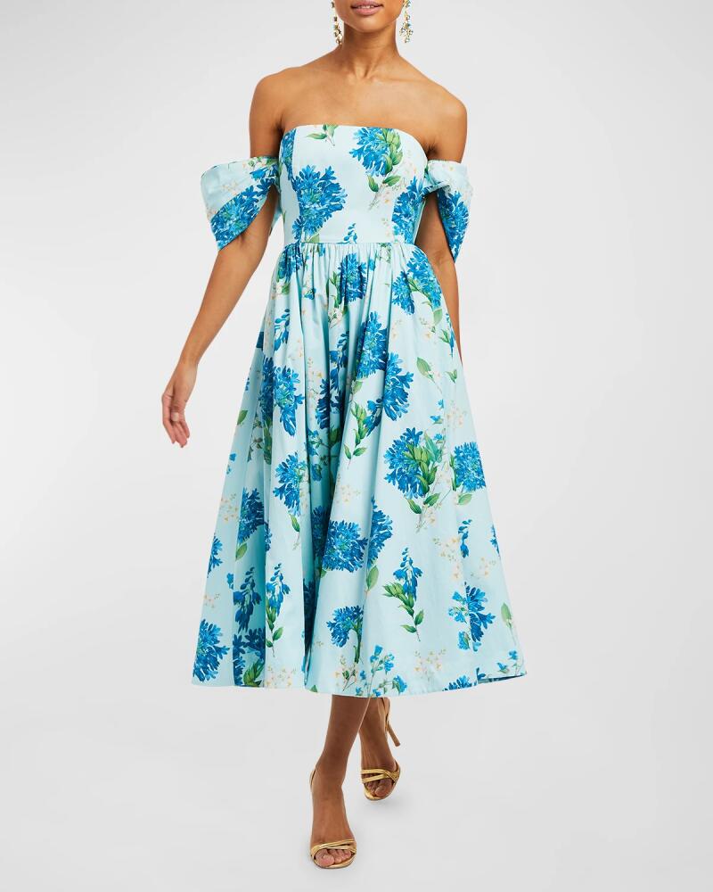 Mestiza New York Odette Floral-Print Convertible Midi Dress Cover