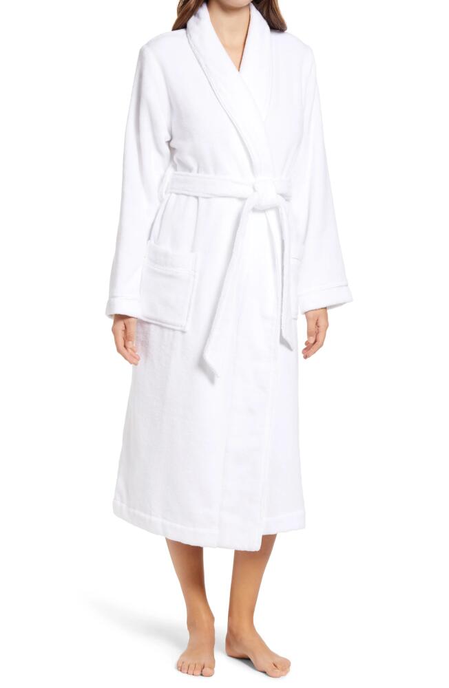 Nordstrom Hydro Cotton Terry Robe in White Cover