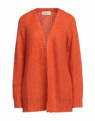 Kaos Jeans Woman Cardigan Orange Acrylic, Mohair wool, Polyamide Cover