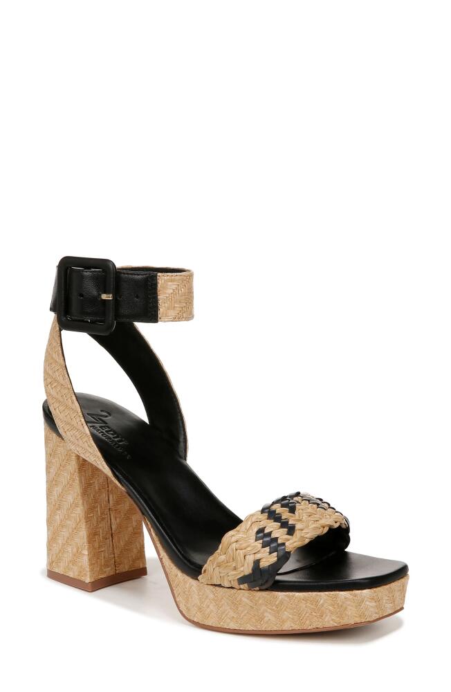 27 EDIT Naturalizer Jaselle Ankle Strap Platform Sandal in Black Leather Cover