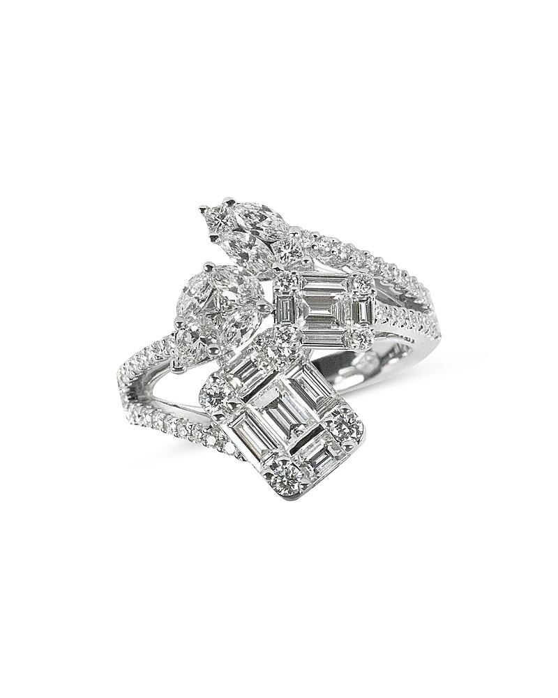 Zydo 18K White Gold Mosaic Diamond Ring, 1.96 ct. t. w. Cover