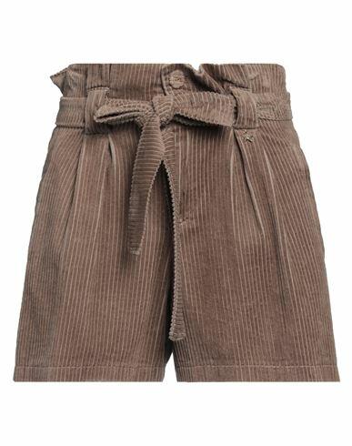 Souvenir Woman Shorts & Bermuda Shorts Khaki Cotton Cover