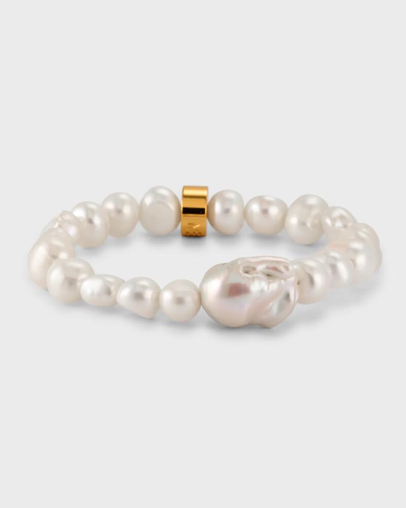 NEST Jewelry Baroque Pearl Stretch Bracelet Cover