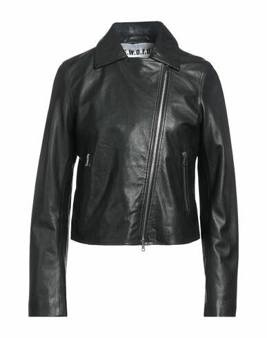 Sword 6.6.44 Woman Jacket Black Soft Leather Cover