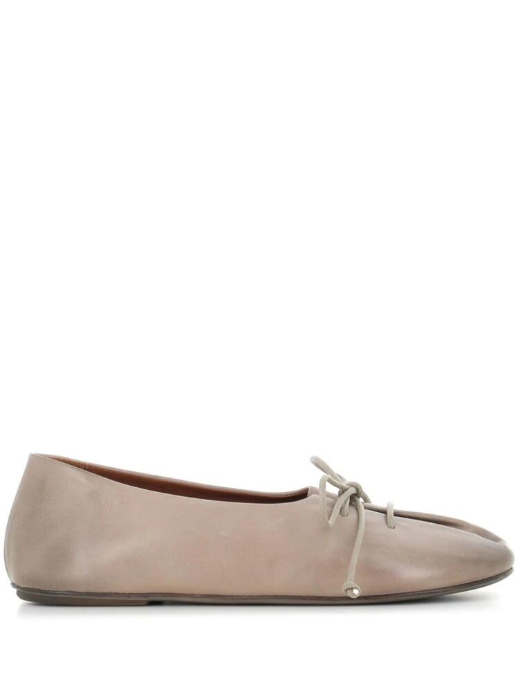 Marsèll leather ballerina shoes - Neutrals Cover