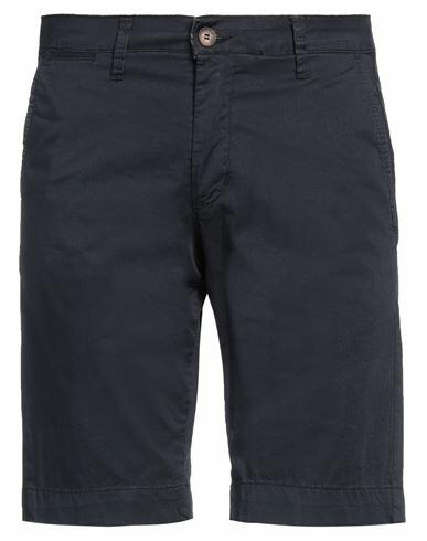 Rar Man Shorts & Bermuda Shorts Midnight blue Cotton, Elastane Cover