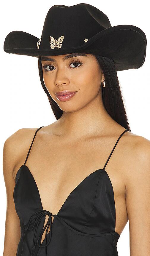 8 Other Reasons Butteryfly Cowboy Hat in Black Cover