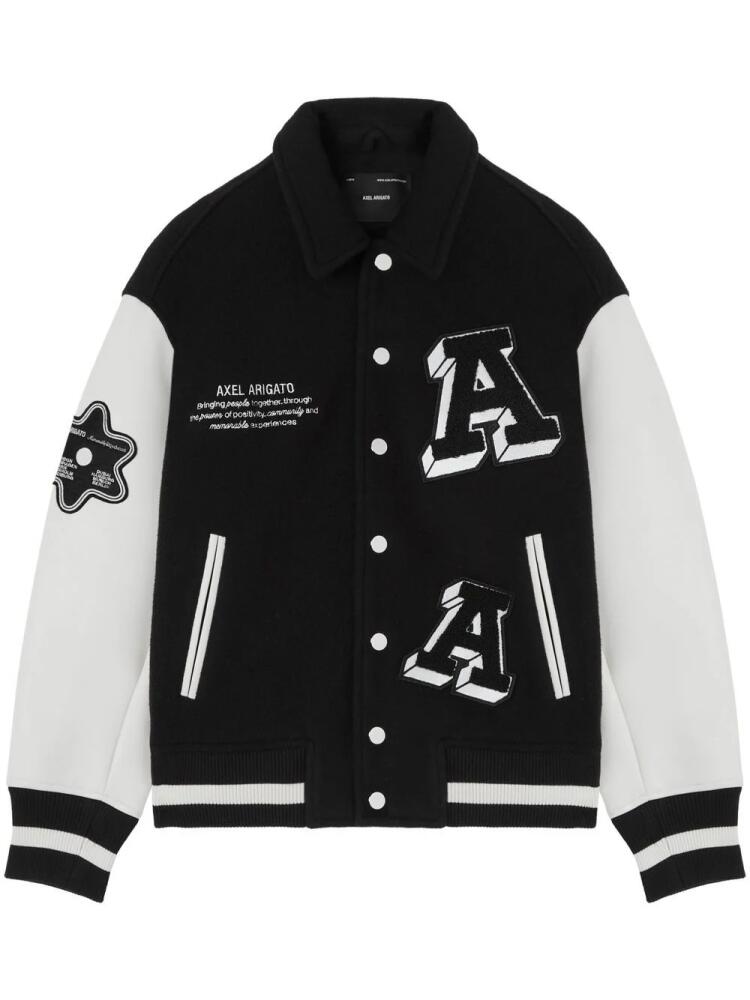 Axel Arigato Illusion varsity jacket - Black Cover