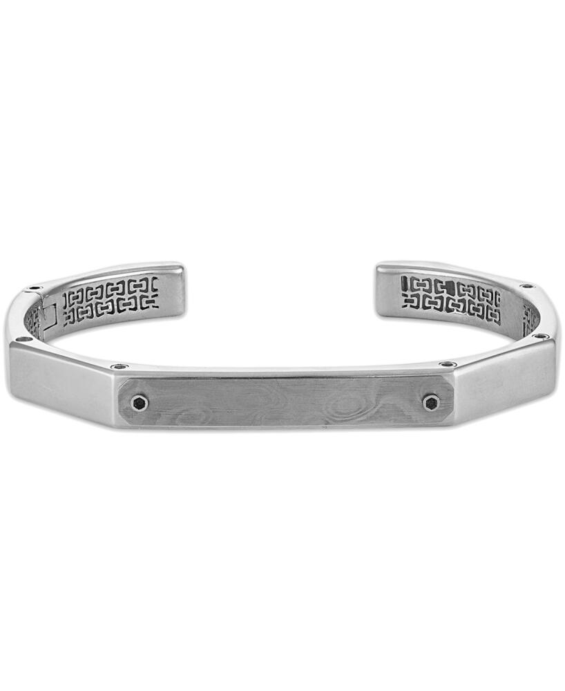 Bulova Men's Id Plate Cuff Bangle Bracelet in Sterling Silver-Plate Cover