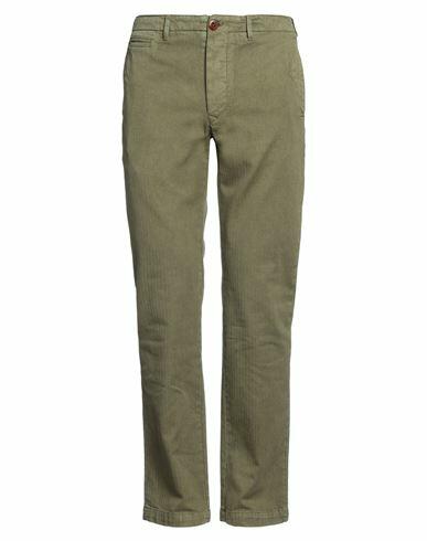 Tela Genova Man Pants Military green Cotton Cover