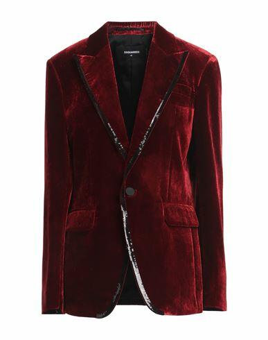 Dsquared2 Woman Blazer Red Viscose, Polyester Cover