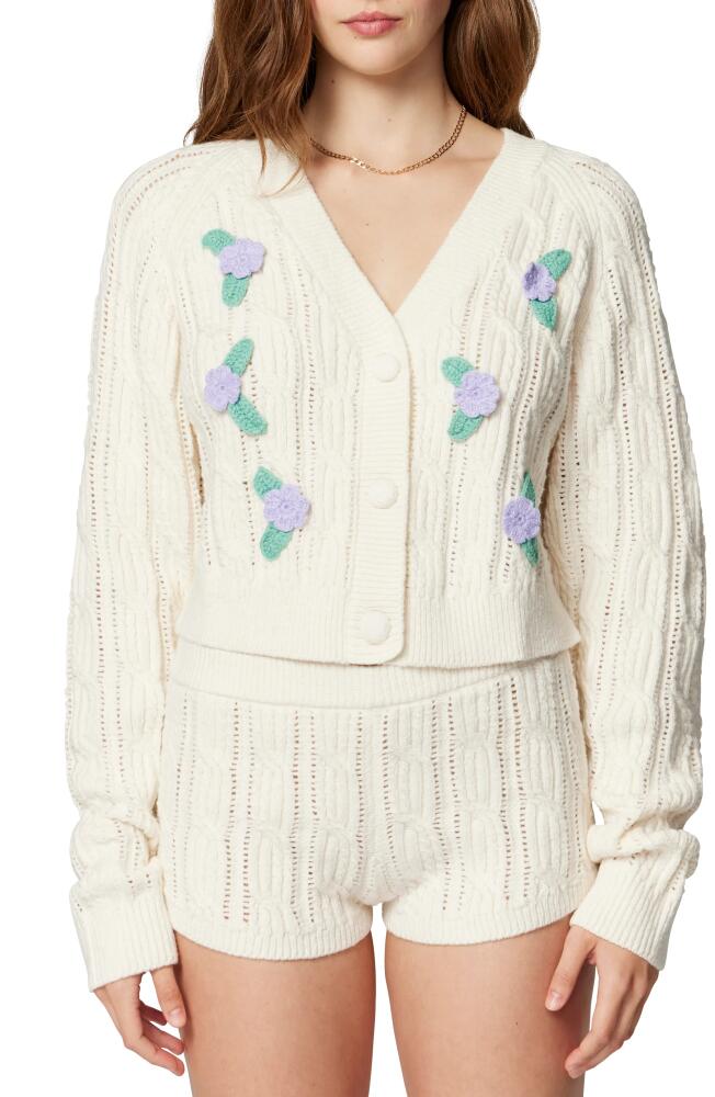 Florence by Mills Wild Wish Jacquard Cardigan in Jet Stream Cover