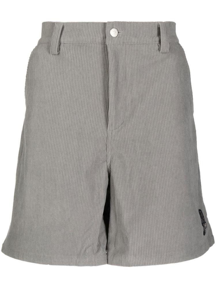 Billionaire Boys Club logo-patch chino shorts - Grey Cover