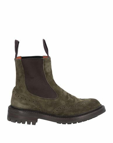 Tricker's Woman Ankle boots Military green Soft Leather Cover