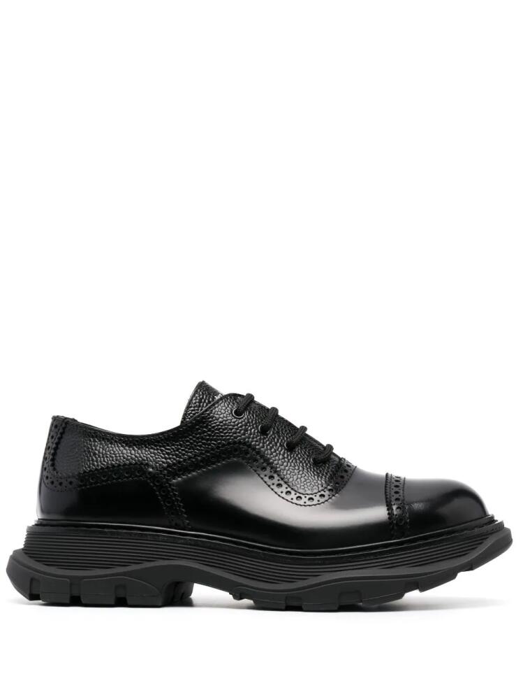 Alexander McQueen Hybrid leather brogues - Black Cover