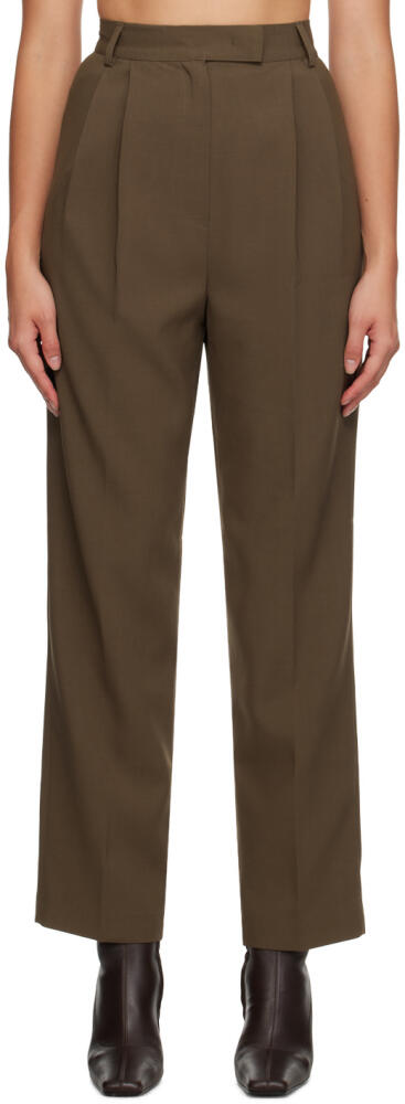 The Frankie Shop Brown Bea Trousers Cover