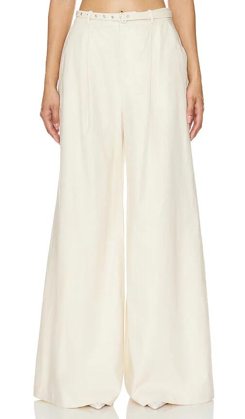 Camila Coelho Domingos Pant in Beige Cover