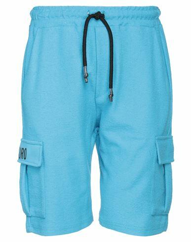 Takeshy Kurosawa Man Shorts & Bermuda Shorts Azure Cotton Cover