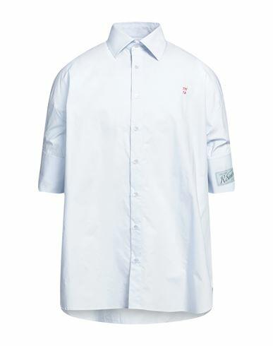 Raf Simons Man Shirt Sky blue Cotton Cover