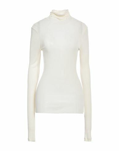 Ami Alexandre Mattiussi Woman T-shirt Ivory Viscose, Polyamide Cover