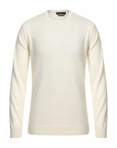 Daniele Fiesoli Man Sweater Ivory Merino Wool, Cashmere Cover