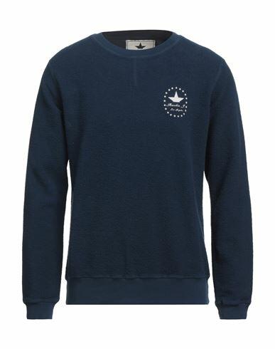 Macchia J Man Sweatshirt Midnight blue Cotton Cover